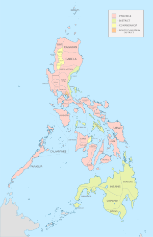 Administrative Divisions of the Philippines (1899)
