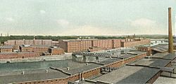 Amoskeag Manufacturing Co., Panorama Downriver
