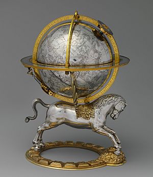 Celestial globe with clockwork MET DP237684