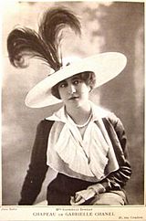 Chanel hat from Les Modes 1912