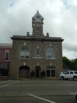 West Point City Hall at West Point Central City Historic District.