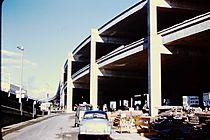 Cypress Street Viaduct under construction 1957 Robert Owen Winkler