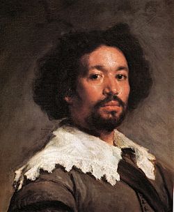 Diego Velázquez - Juan de Pareja (Metropolitan Museum of Art de Nueva York, 1649-50), detalle.jpg