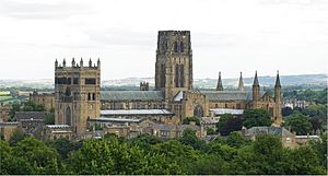 Durham Cathedral from the south-2