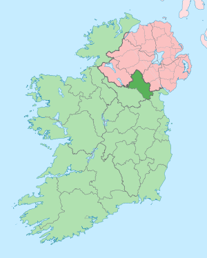 Location of County Monaghan