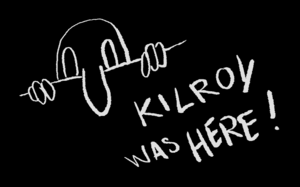 Kilroy was here (re-drawn)