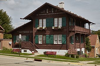 Lossy-page1-2560px-The Chalet of the Golden Fleece museum in New Glarus, Wisconsin, a town that calls itself America's Little Switzerland .tif.jpg