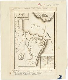 Plan des forts, batteries et poste de West-Point, 1780 (2674338525)
