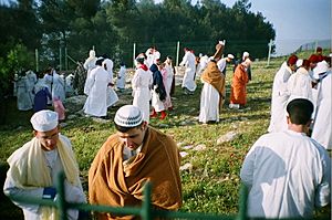 Samaritans on Mount Gerizim, West Bank - 20060429