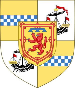 Shield of Arms of the Duke of Rothesay