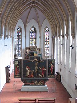 Chapel of Musée d'Unterlinden with Isenheim altarpiece