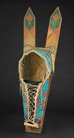 Cradleboard of the Kiowa or Comanche people