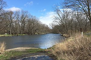 DuPage River at Naperville, Illinois