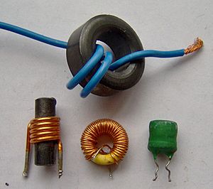 Electronic component inductors