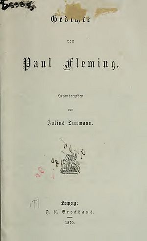Fleming, Paul – Gedichte, 1870 – BEIC 2799100