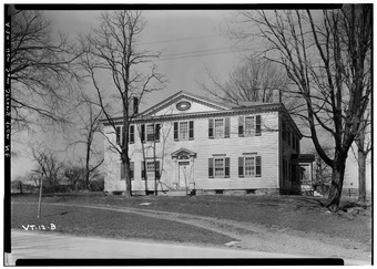 General Samuel Strong House, North side of West Main Street, Vergennes, Addison County, VT HABS VT,1-VERG,1-2.tif