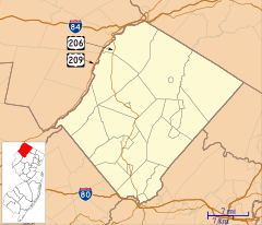 Quarryville, New Jersey is located in Sussex County, New Jersey