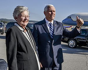 Mike Pence and Kay Ivey