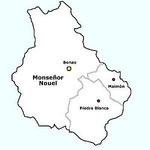 Municipalities of Monseñor Nouel Province