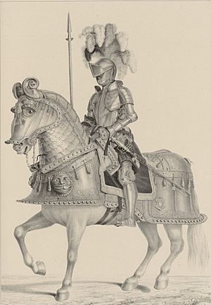 Armadura de Carlos V a caballo