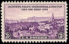 California Pacific 1935 U.S. stamp.1