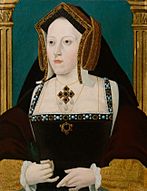 a contemporary painting of Katherine of Aragon
