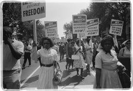 Civil rights march on washington dc schools