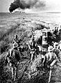 German troops crossing the Soviet border