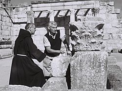 Jeff Chandler visiting Israel 1959
