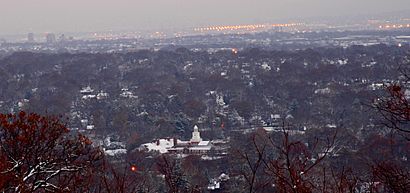 Maplewood NJ winter from SO Reservation