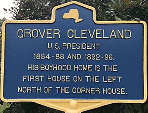 NYS Historic Markers GroverCleveland