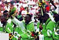 Nigeria celebrating 1996 olympics