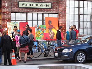 Oakland Art Murmur Warehouse 416 2012-06