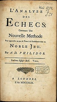 Philidor-L‘Analyse du Jeu des Echecs