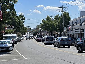 Plandome Road in Manhasset's downtown area