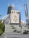The steps leading up to the main entrance of the Metropolitan Cathedral - geograph.org.uk - 1206795.jpg