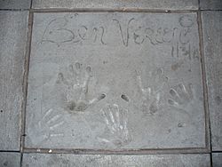 Ben Vereen (handprints in cement)
