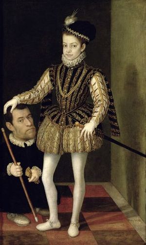 Charles emmanuel with dwarf