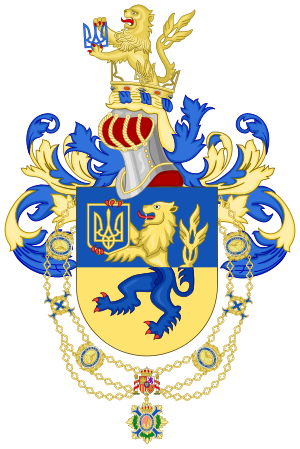 Coat of Arms of Leonid-Kuchma (Spanish Order of the Civil Merit)