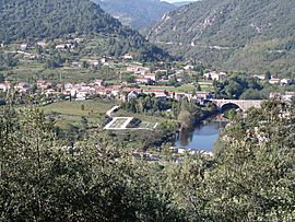 A general view of Dunière-sur-Eyrieux