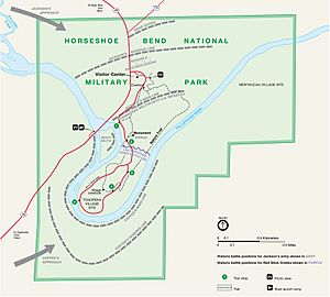 Horseshoe Bend Park Map