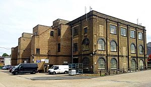 London, Woolwich Dockyard, old factory building 2