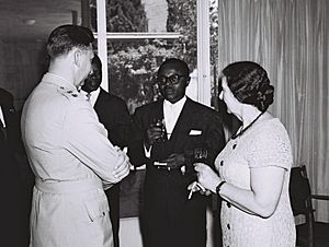 Maurice Yaméogo - Golda Meir 1961