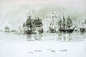 Named vessels at the battle of Trafalgar