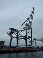 Port of Tyne crane, River Tyne, 17 September 2014.JPG