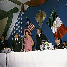 President and Mrs. Kennedy in Mexico City, 30 June 1962