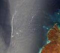 Satellite view of the Shark Bay (cropped)