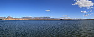 Theodore Roosevelt Lake from lake level