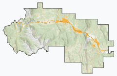 Bellevue is located in the Municipality of Crowsnest Pass