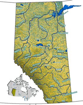 Alberta hydrographic system